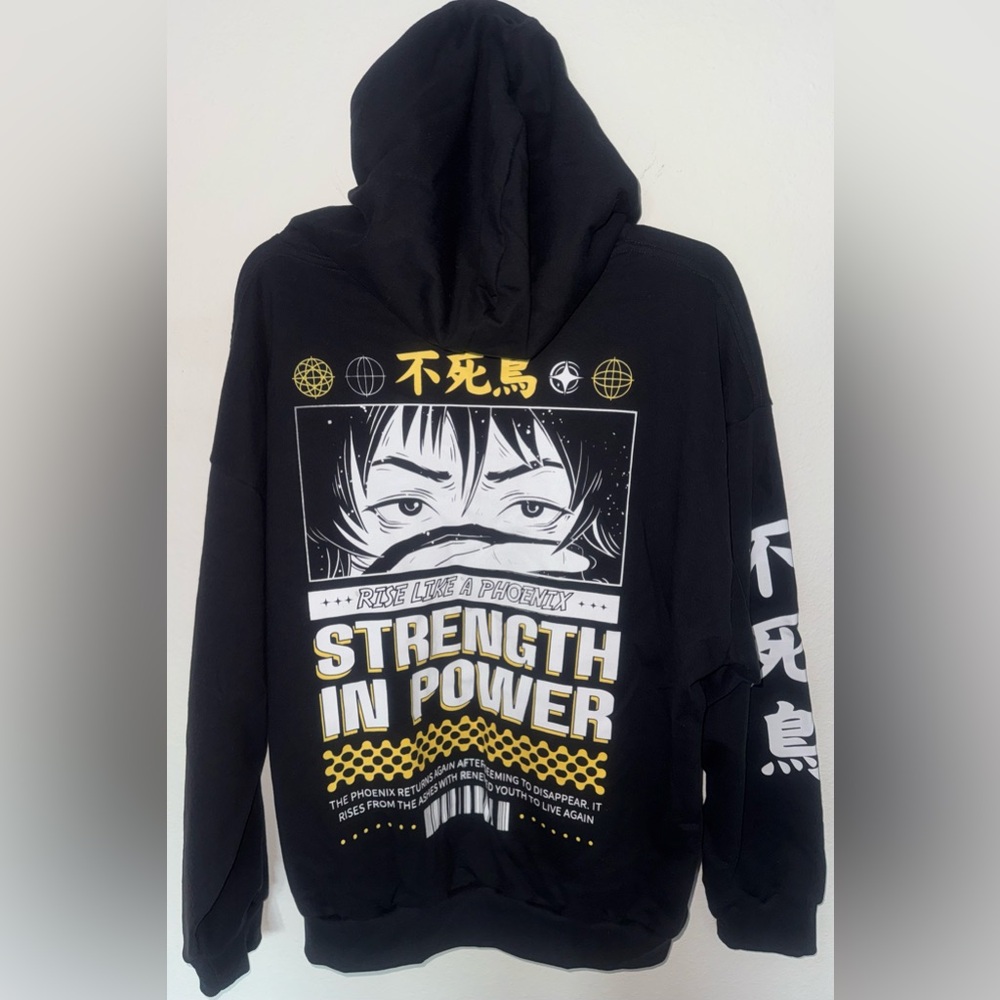 Women's Strength in Power Graphic Hoodie Sweatshirt - Picture 9 of 12